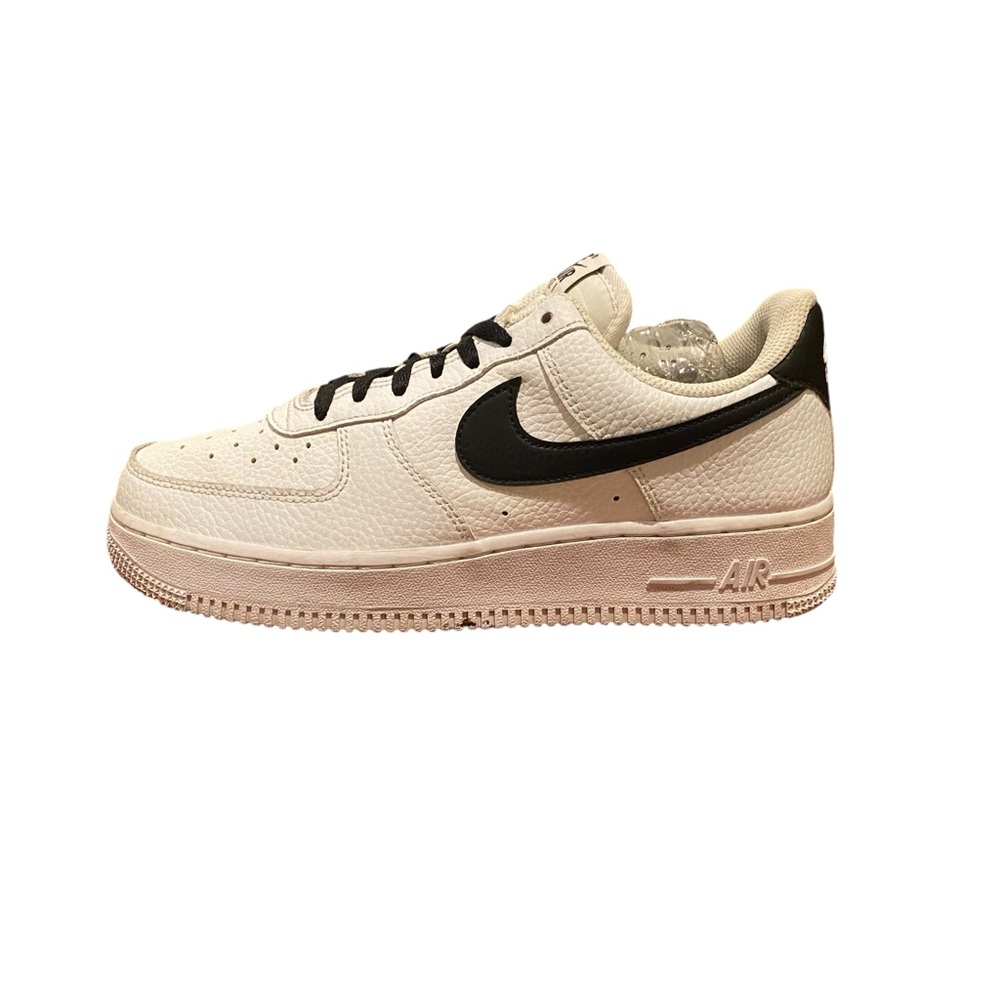 Nike Air Force 1 '07 Mens White Black CT2302-100 Athletic  Sneakers Size 6.5 - Picture 7 of 12